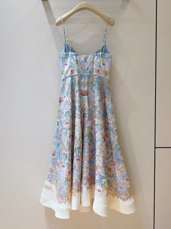 Zimmermann Rebellion Tuck Midi Dress - Picture 2 of 6